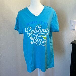 L.A.T. Live and Tell "Where is My Cabana Boy" T-Shirt - Size XL